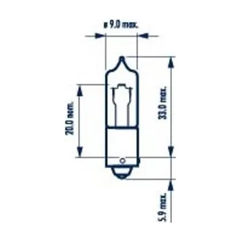 Autožárovka ŽÁROVKA NARVA 68191 H21W BAY9s 12V 21W