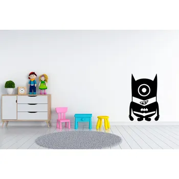 Samolepící dekorace Lepy.cz Samolepka na zeď Mimoň - Batman Velikost (šířka x výška): 20x30cm, Barevná varianta: Tmavě červená