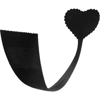 Kalhotky V&V Kalhotky C - string - černé, bezešvé, neviditelné - XL