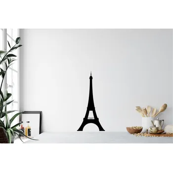 Samolepící dekorace Lepy.cz Samolepka na zeď Eiffelova věž Velikost (šířka x výška): 20x42cm, Barevná varianta: Ledová modrá