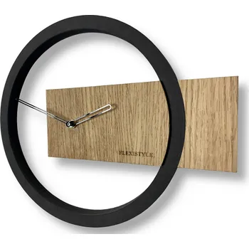 Hodiny Flexistyle Nástěnné hodiny Wood Oak Přírodní