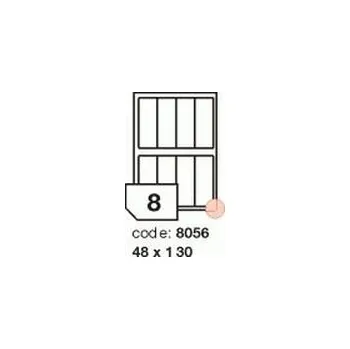 Papír Matné průsvitné polyesterové etikety Rayfilm R0360.8056F, 48x130 mm, 1.000 listů A4, 8000 etiket