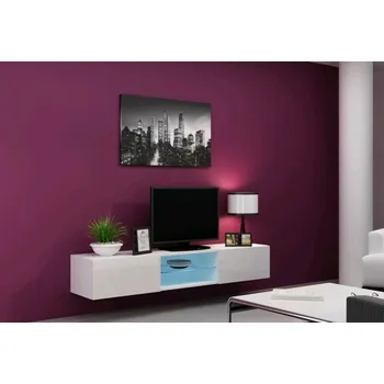 Televizní stolek Nábytek PEGAS s.r.o. TV komoda VIGO CLASS - bílá