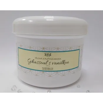 Pleťová maska Yasminka Ghassoul s vanilkou - tělová a pleťová maska, 300g