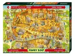 Heye Puzzle Šílená Zoo Afrika 1000 dílků