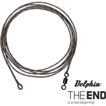 Delphin návazec The End Leadcore + swivel - 3 ks