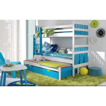 Dětská postel Nábytek PEGAS s.r.o. Dětská patrová postel z masivu MAXMILIÁN