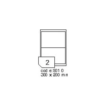 Samolepící etiketa Lesklé čiré laser etikety Rayfilm R0400.S010A, 300x200 mm, 100 listů SRA3, 200 etiket