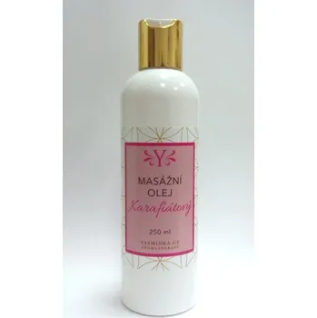 Pleťový olej Yasminka Karafiátový masážní a tělový olej, 250ml