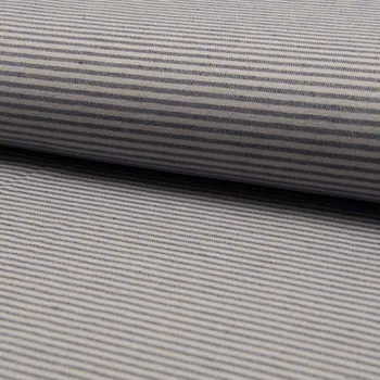 Kostýmovka šedo-modrý tenký pruh, š.160