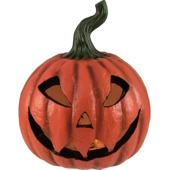 Party dekorace EuroPalms Halloweenská dýně svítící 24 cm