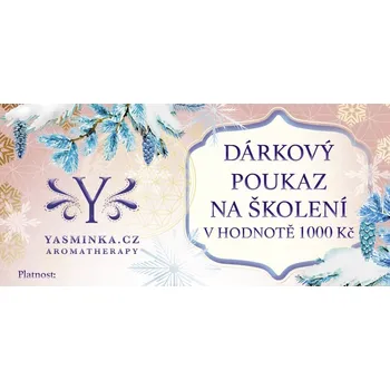 Dárkový potravinový koš Yasminka Dárkový poukaz na školení 1000 Kč