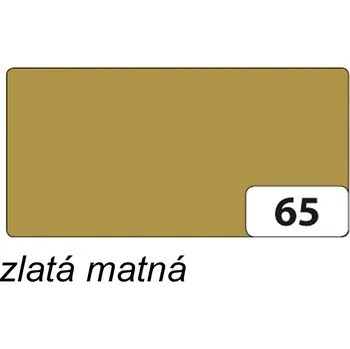 Umělecký papír Folia Barevný papír 130g - 65 Zlatá matná Velikost: A4