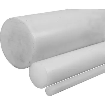 Tyč na sprchový závěs Tyč silonová PA 6 bílá - 60mm