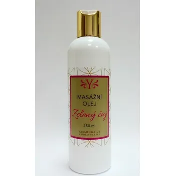 Pleťový olej Yasminka Zelený čaj masážní a tělový olej, 250ml