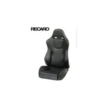 Tuning RECARO nastavitelné sedadlo model SPORT Sportline bez průvleků na pásy (materiál černá kůže + černá koženka)
