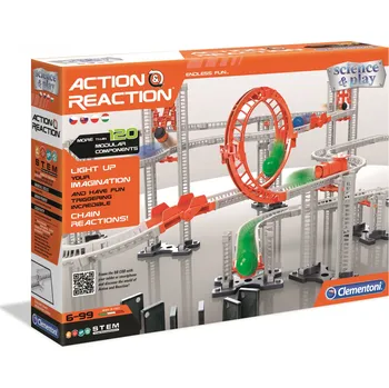 kreativní sada Clementoni Akce a reakce 120 dílků Premium sada