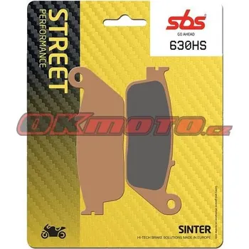 Brzdová destička Zadní brzdové destičky SBS 630HS - Triumph Legend 900 TT, 900ccm - 99-01