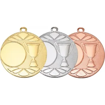 Medaile MD5003 Barva: zlato, Průměr: 5,0 cm