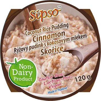 Rýžový puding s kokosovým mlékem se skořicí - vegan -Sipso 120g