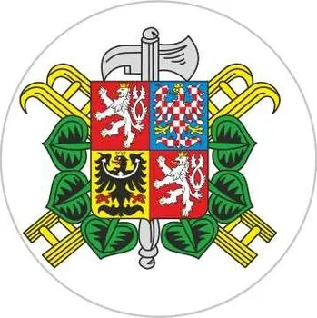 Emblém hasičský znak Barva: barevný, Průměr: 5,0 cm