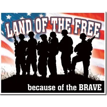 Plechová cedule Cedule Land of the Free