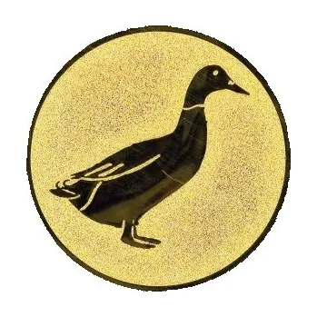 Emblém kachna Barva: bronz, Průměr: 2,5 cm
