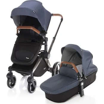 Kočárek ZOPA Podvozek Silver/Brown + barevný set ke kočárku Evoque 2019