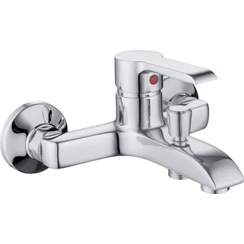 Vodovodní baterie Vanová baterie Geos Best One GB11599CR (s přepínačem na sprchu, nástěnná bez příslušenství)