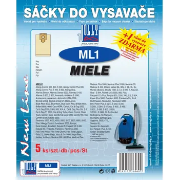 Sáček do vysavače JOLLY Sáčky do vysavače ML1