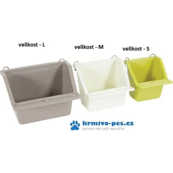 Krmítko pro ptáka Krmítko pro ptáky do klece ARABESQUE plast M Zolux