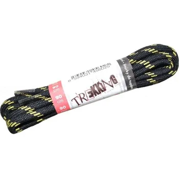 Tkaničky do bot Kulaté trekkingové hydrofobní tkaničky do bot žlutá Délka: 100 cm