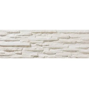 Obklad Ecoceramic Behobia blanco, obklad, imitace kamene, bílá, 17 x 52 x 1,2 cm