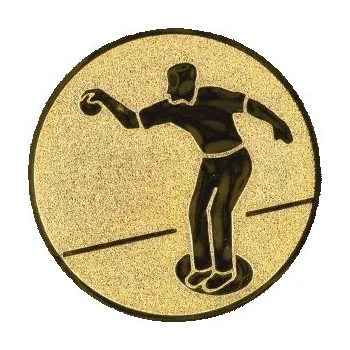 Emblém petanque Barva: bronz, Průměr: 2,5 cm