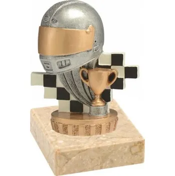 Figurka barevná motorsport helma Barva: barevná, Výška: 8 cm