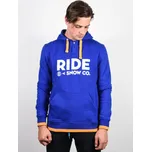 Ride Logo Henley Dark Cobalt