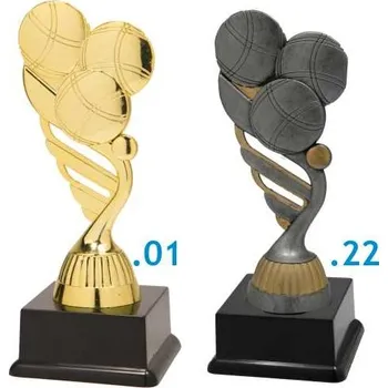 Figurka petanque Barva: Zlatá, Výška: 16 cm