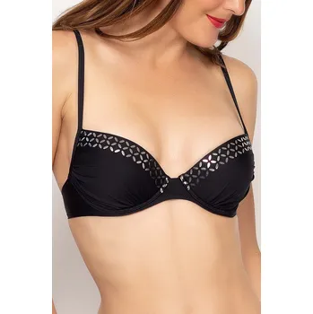 Dámské plavky Plavková podprsenka ANTIGEL (EBA4311-02), Velikost 70D, Barva černá