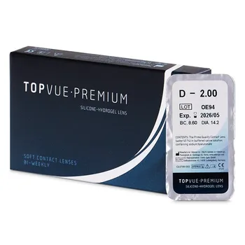 Recenze TopVue Premium Kontaktní čočky Recenze TopVue Premium