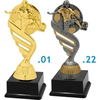 Figurka fotbalistka Barva: Zlatá, Výška: 16 cm