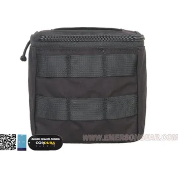 Airsoft EmersonGear Sumka s rychlým přístupem pro rukavice - černá