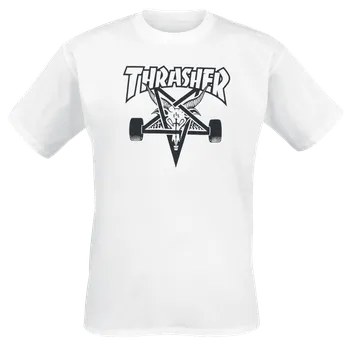 Pánské tričko Thrasher Skate Goat bílé XL