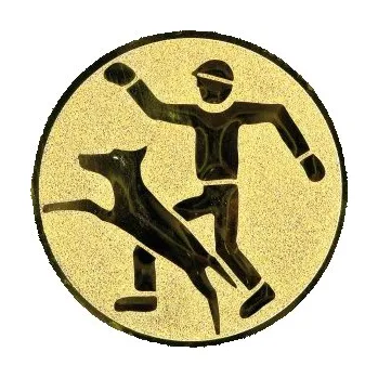 Emblém agility Barva: stříbro, Průměr: 2,5 cm