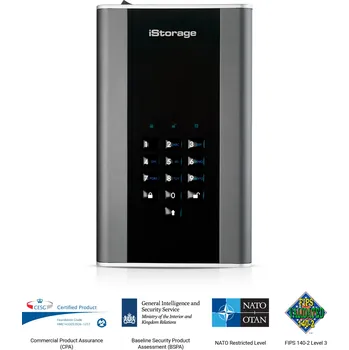 Pevný disk iStorage diskAshur DT2 Kapacita: 16TB IS-DT2-256-16000-C-G