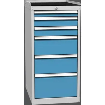 DPO 02B Zásuvková skříň do dílny zásuvkové skříně Barvy skříní	 šedo-šedé RAL7031