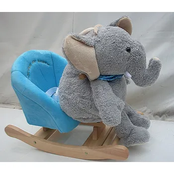 Houpací kůň Houpací Slůně houpadlo pro dítě s plyšem