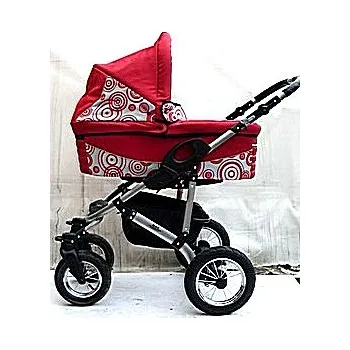 Kočárek Kočárek 4 Cross Lux červený s koly