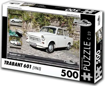 Puzzle KB Barko Retro Auta Trabant 601 - 1965 500 dílků