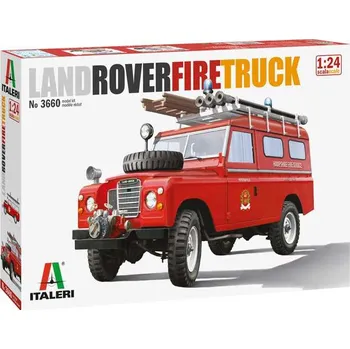 Plastikový model Italeri Land Rover Fire Truck 1:24