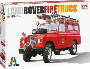 Plastikový model Italeri Land Rover Fire Truck 1:24